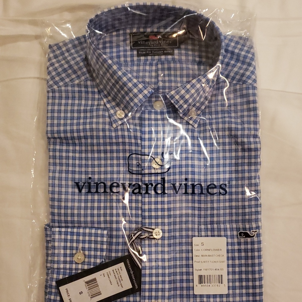 Vineyard Vines slim fit Tucker shirt Small